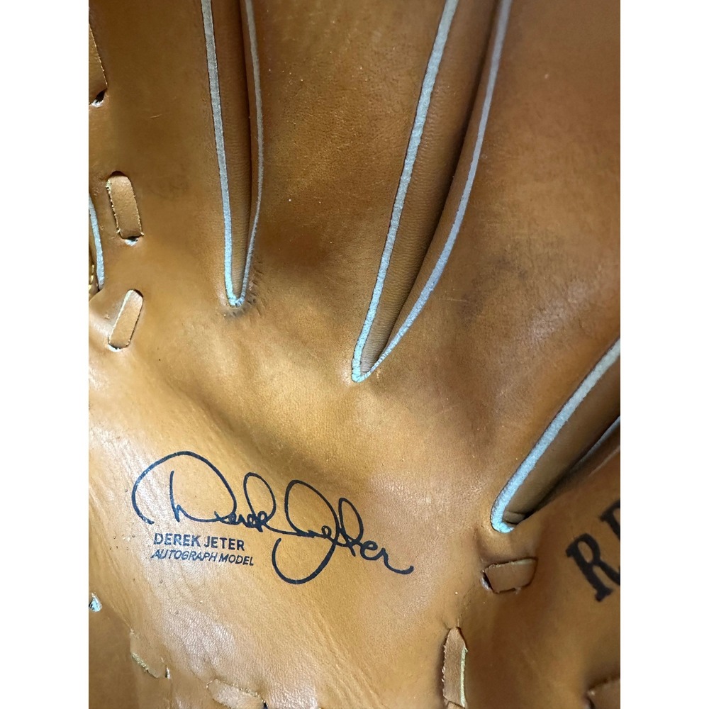 Rawlings RGB74 12" Derek Jeter Autograph Extended 3 Finger Palm Padding RHT - Picture 8 of 10